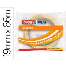 Tesa Cinta Adhesiva Transparente 19mm x 66m