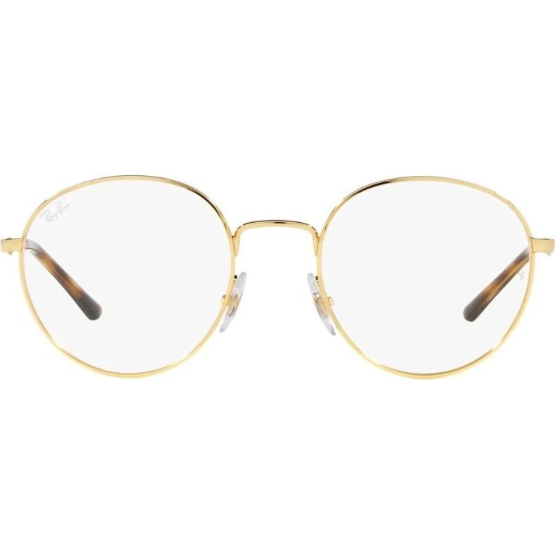 Ray-Ban RX 3681V Gafas de Vista Redondas de Metal Oro