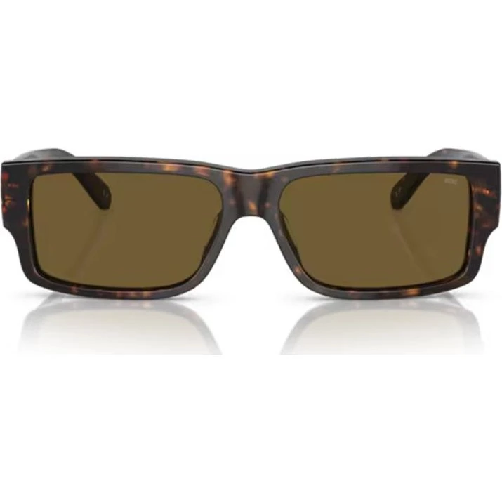 Diesel DL 2003 Gafas de Sol Hombre Rectangulares Marrón Habano