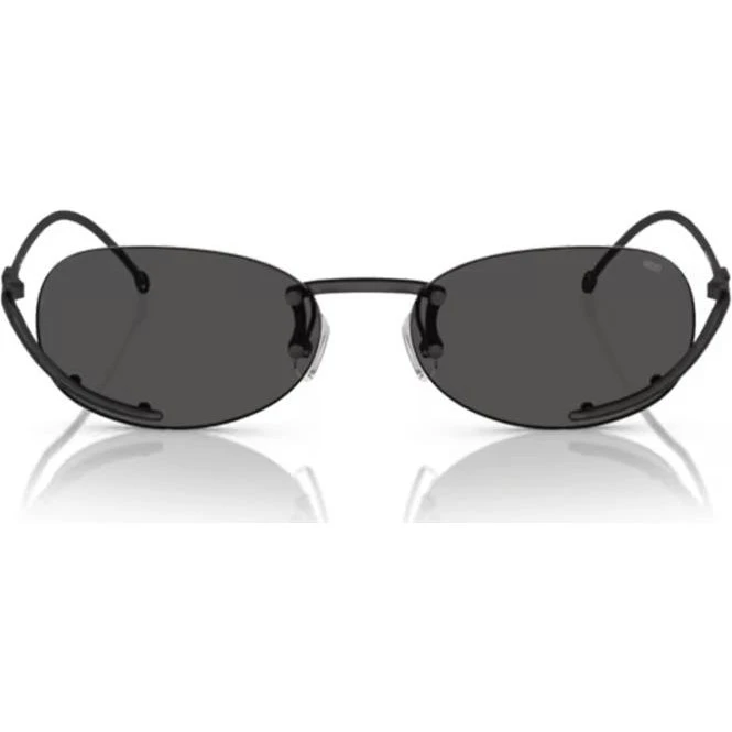 Diesel DL 1004 Gafas de Sol Unisex Ovaladas Negro Gris