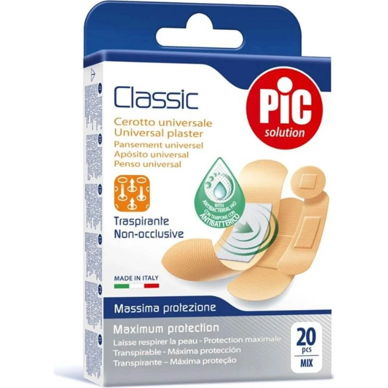 Pic Solution Classic Tiritas Universales Antibacterianas - 20 Tiras