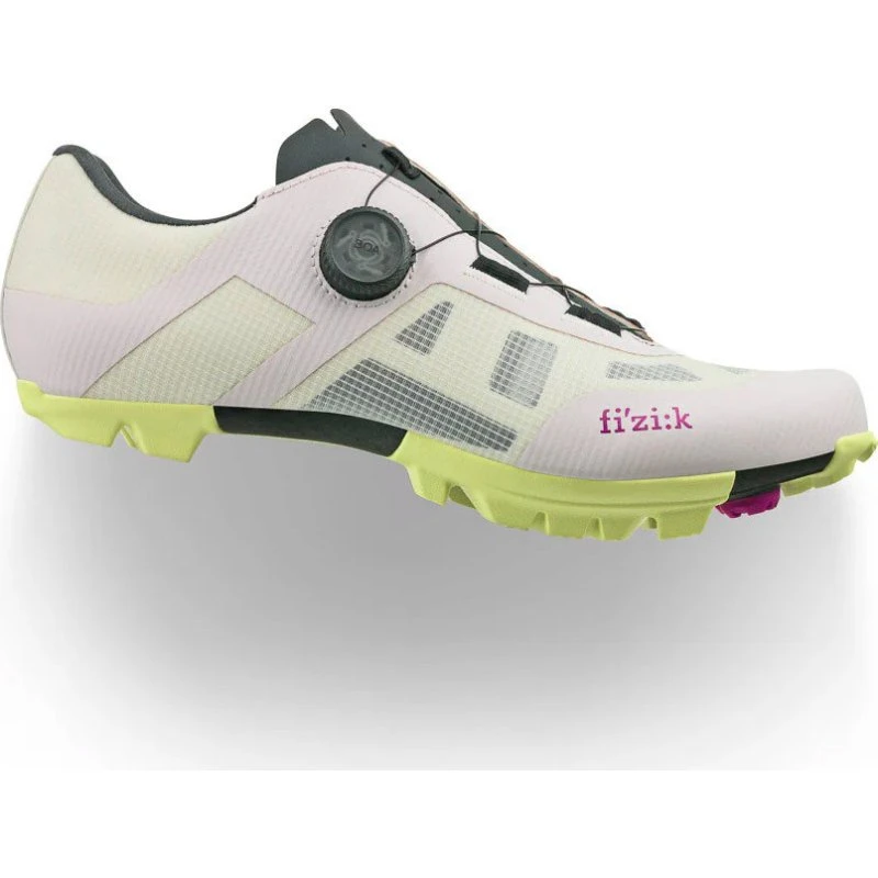 Zapatillas FIZIK Vento Proxy 2026 MTB - Blanco/Amarillo Lima