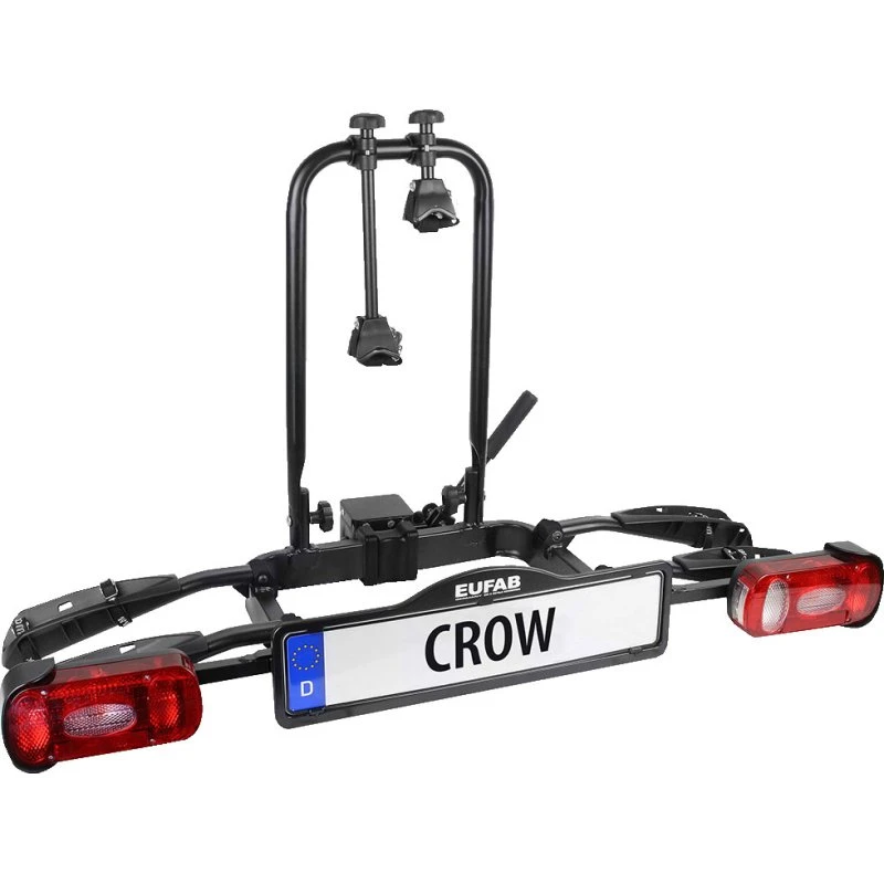 Eufab Crow Portabicicletas Plegable 2 Bicicletas