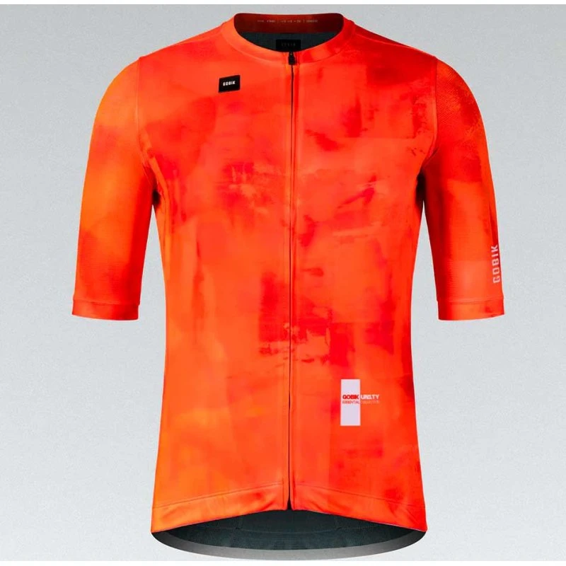 Maillot Gobik Stark Manga Corta Naranja - L