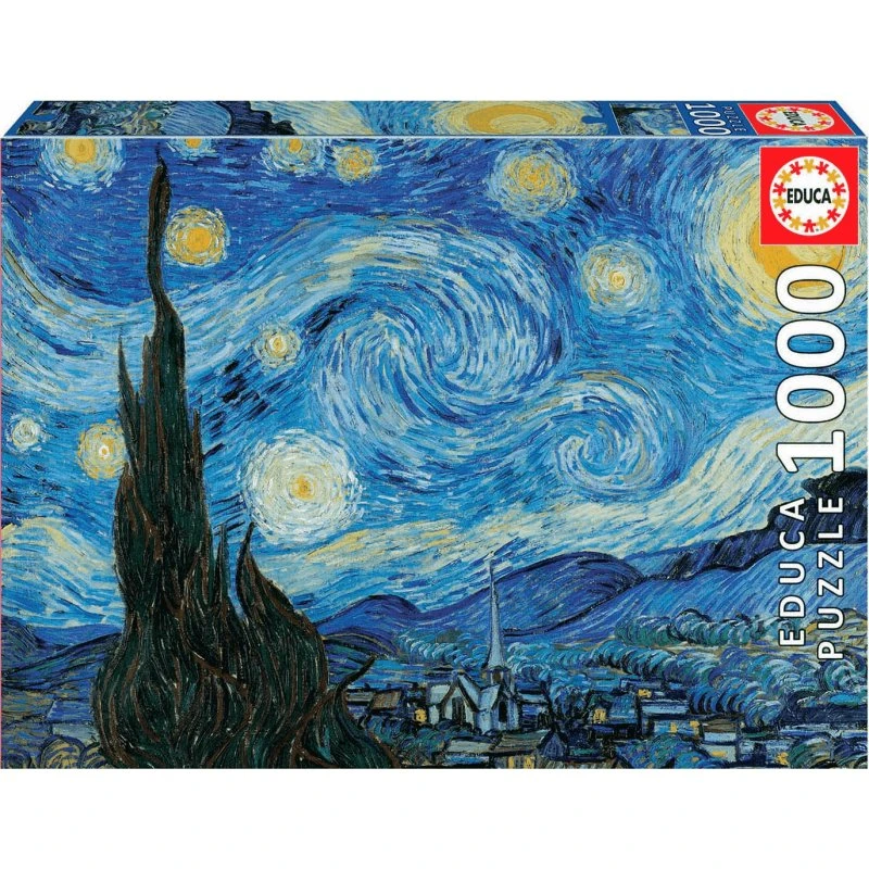 Educa Puzzle 1000 La Noche Estrellada Van Gogh