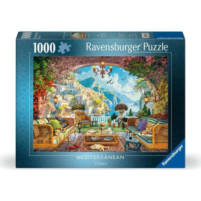 Ravensburger Puzzle 1000 Piezas Vista Mediterránea