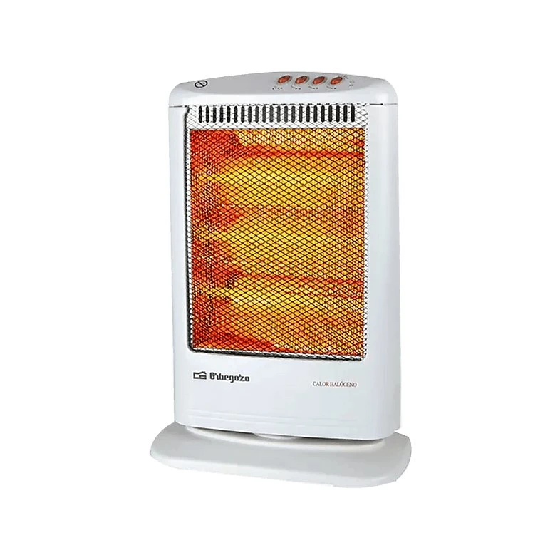 Estufa eléctrica Orbegozo BP 0303 A Halógena de 1200W con 3 barras de cuarzo