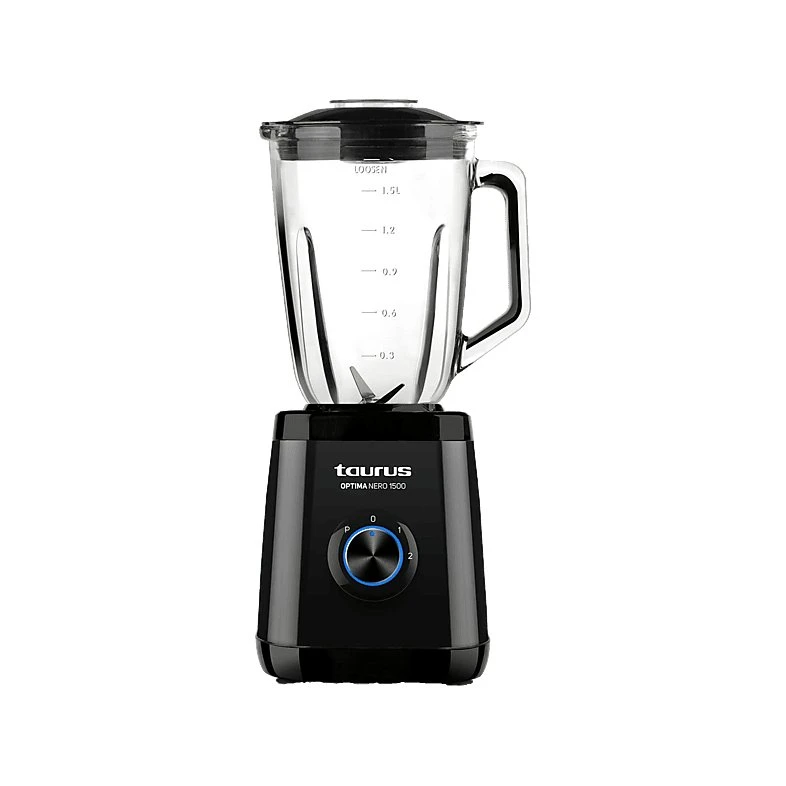 Batidora de vaso Taurus Optima Nero 1500W, 1,5L, Negro