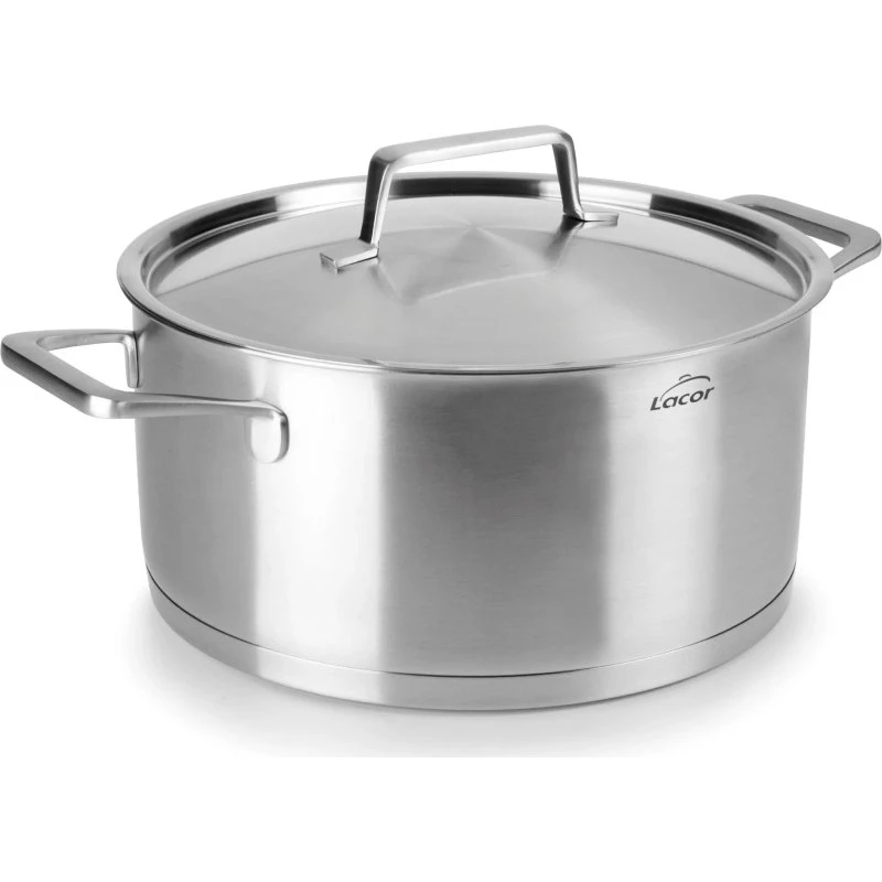 Lacor Olla Foodie de Acero Inoxidable 16 cm con Tapa