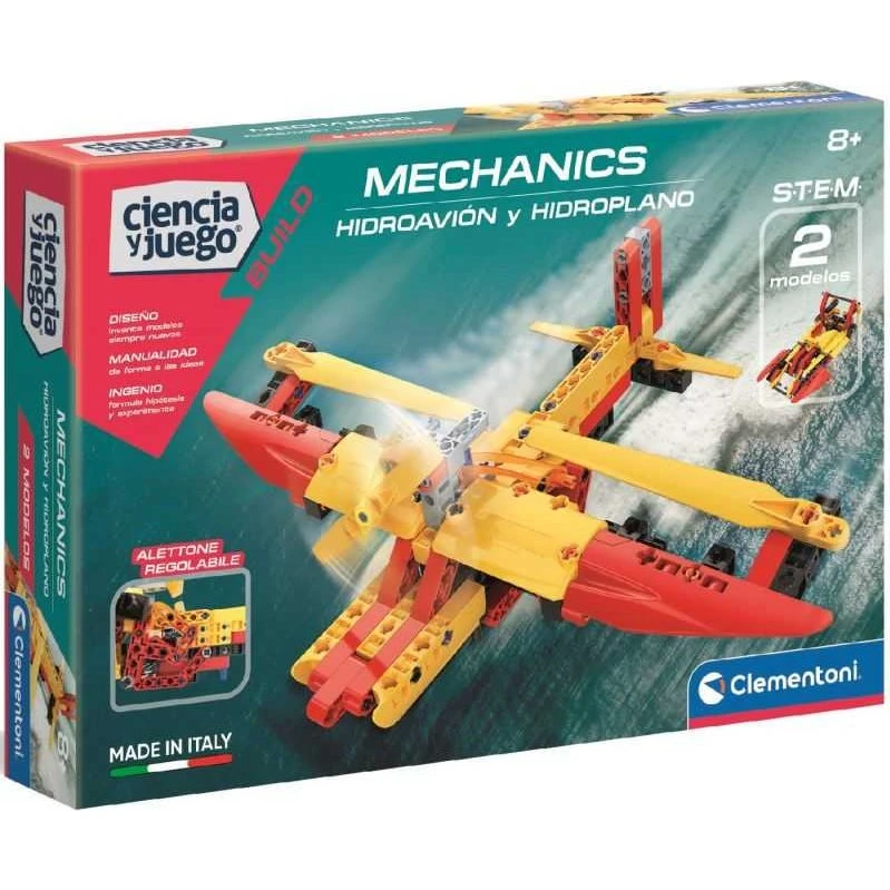 Clementoni Juego Laboratorio Mecánica Hidroavión