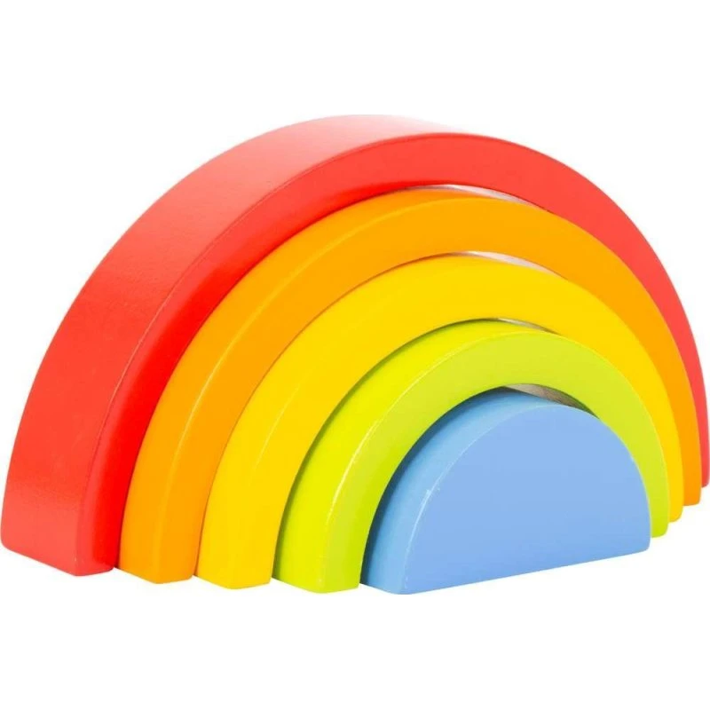 Small Foot Arco Iris - Juego de Construcción en Madera
