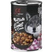Alpha Spirit Albóndigas para Perros de Cordero y Comino 6 x 400 g