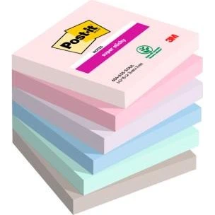 Post-it Super Sticky Soulful 76x76 mm Pack de 6
