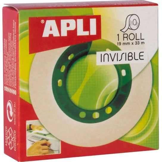 Apli Cinta Invisible 19mm x 33m