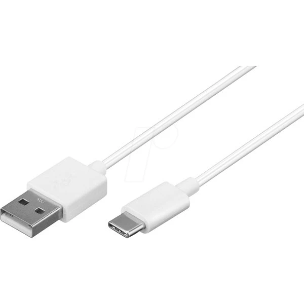 GOOBAY USB-A a USB-C 3m Blanco