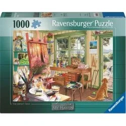 Ravensburger Puzzle El Cobertizo del Artista 1000 Piezas