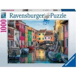 Puzzle Ravensburger Burano, Italia 1000 piezas