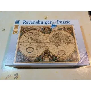 Ravensburger Puzzle Mapamundi Antiguo 5000 Piezas