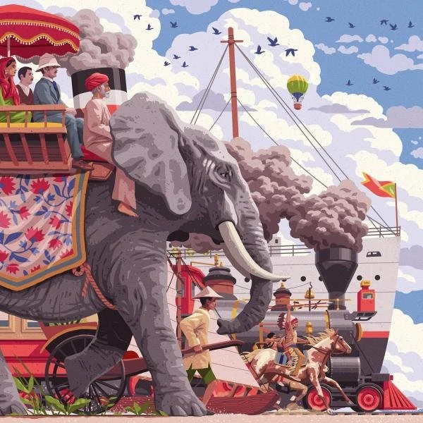 Ravensburger La Vuelta al Mundo en 80 Días - 750 Piezas
