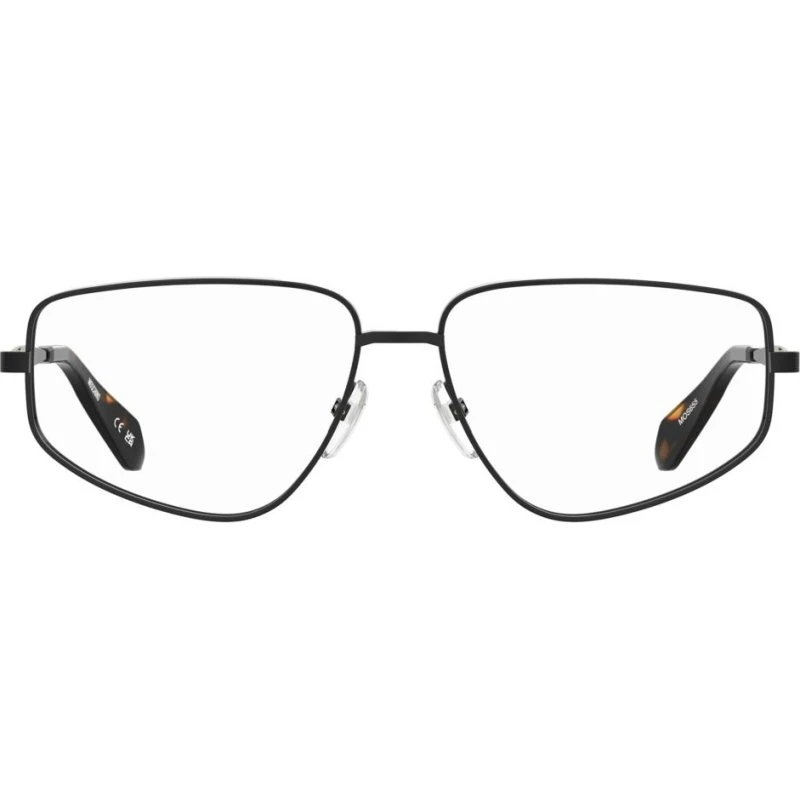 Moschino MOS655 Gafas de Vista Geométricas para Mujer en Negro