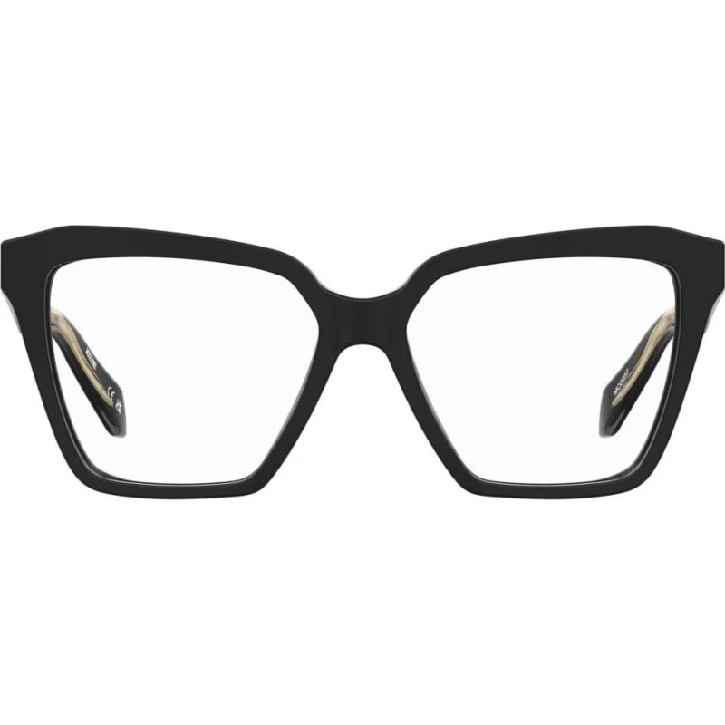Moschino MOS657 Gafas de Vista Cuadradas para Mujer en Negro