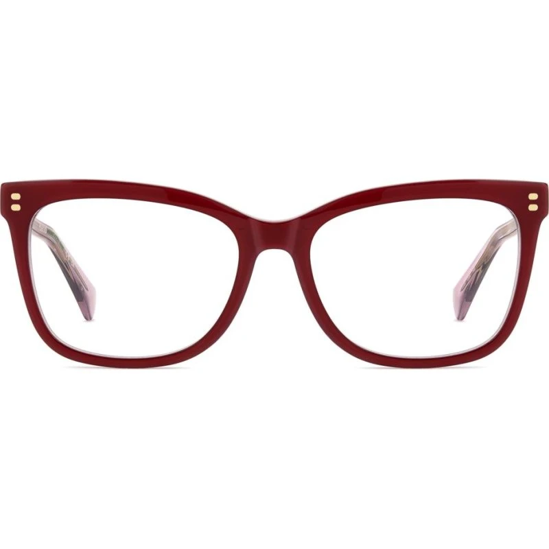Polaroid PLD D586 Gafas de Vista Rectangulares para Mujer - Rojo