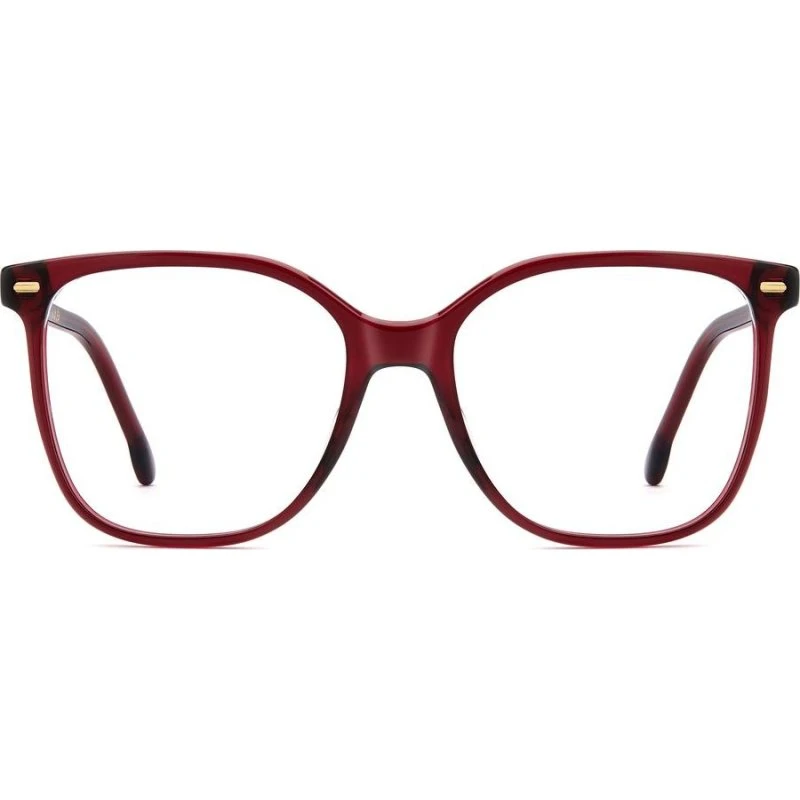 Carrera 3075 Gafas de Vista Rectangulares para Mujer - Rojo