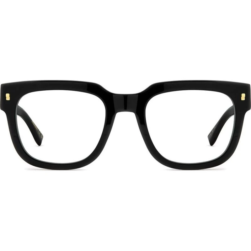 Dsquared2 D2 0181 Gafas de Vista Cuadradas para Hombre - Negro