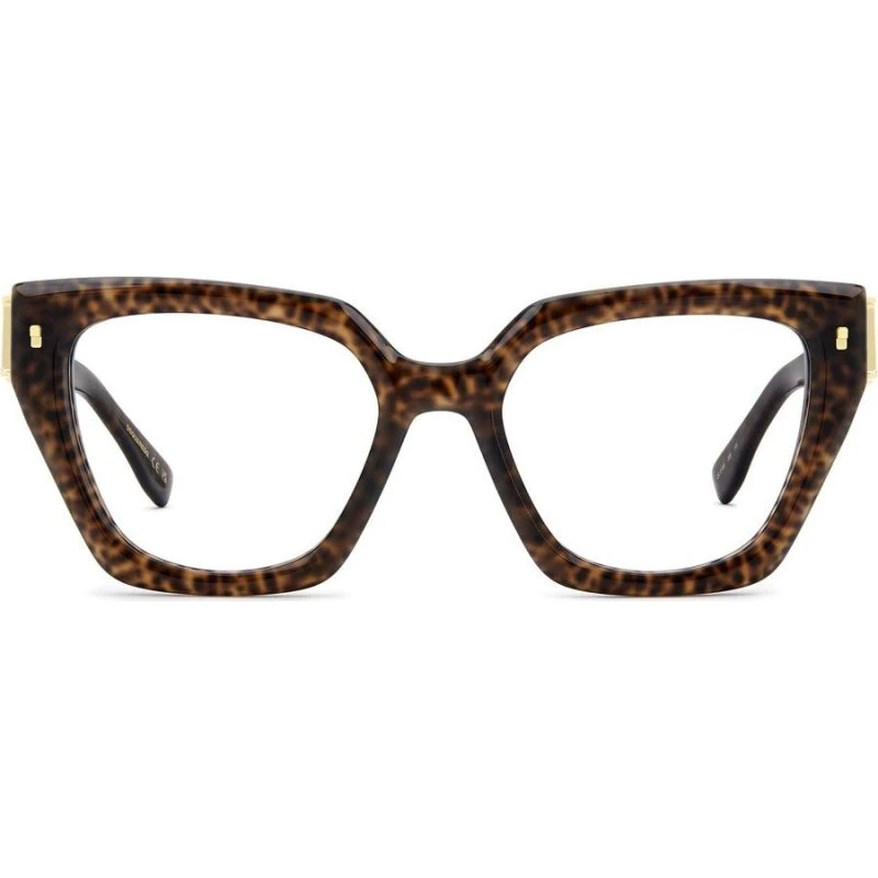 Dsquared2 D2 0186 Gafas de Vista Mujer Cuadradas Color Habano