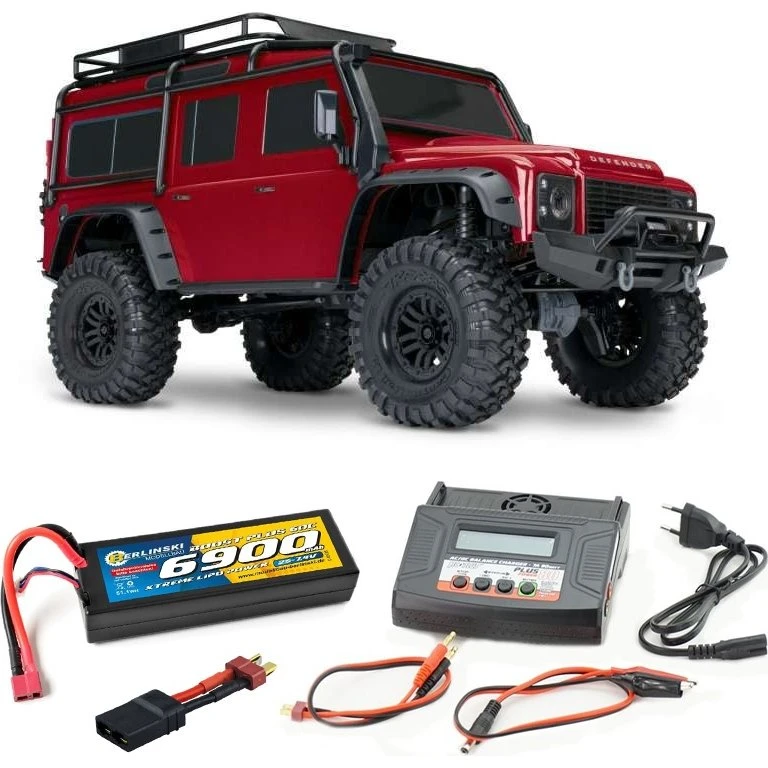 Traxxas TRX-4 Land Rover Defender 1:10 RTR Rojo