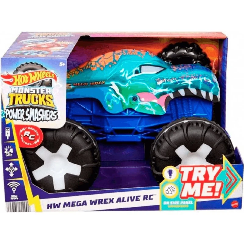 Hot Wheels Mega Wrex R/C Monster Trucks