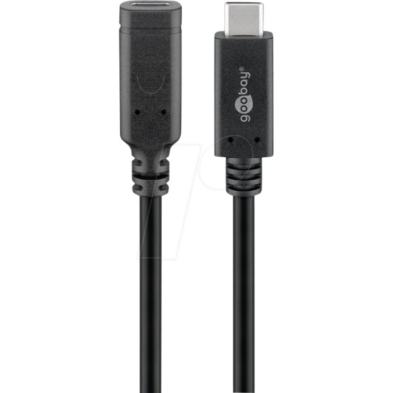 Goobay Cable USB 3.1 Tipo-C 1 m Negro