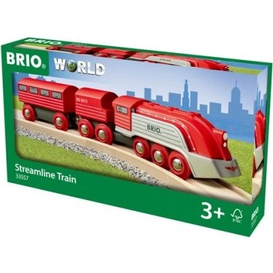 BRIO 33557 Tren Aerodinámico Rojo