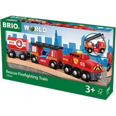 Brio Tren de rescate de bomberos
