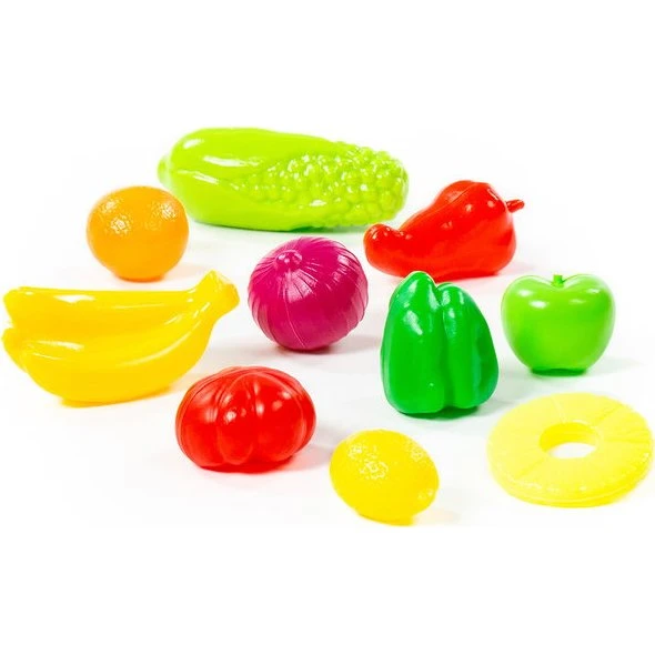 POLESIE Set 10 Piezas Frutas y Verduras Juguete