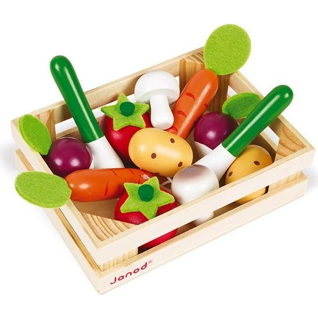 Janod Caja de 12 Verduras en Madera