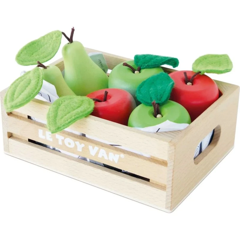 Le Toy Van Caja con Manzanas y Peras