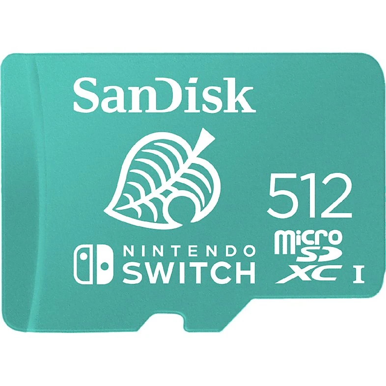 SanDisk Tarjeta microSDXC Nintendo Switch 512GB Verde