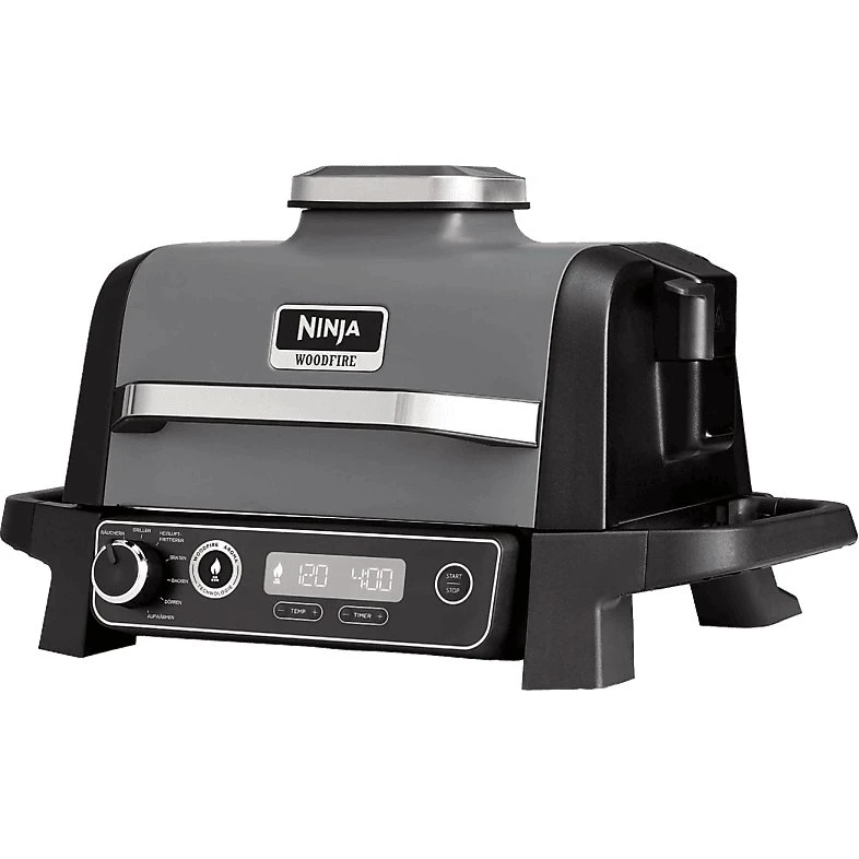 Ninja Woodfire OG701EU Parrilla y Ahumador Eléctrico 2400W Negro
