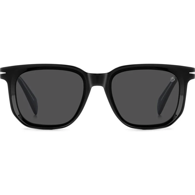 David Beckham DB 7133/S Gafas de Sol Rectangulares Negras