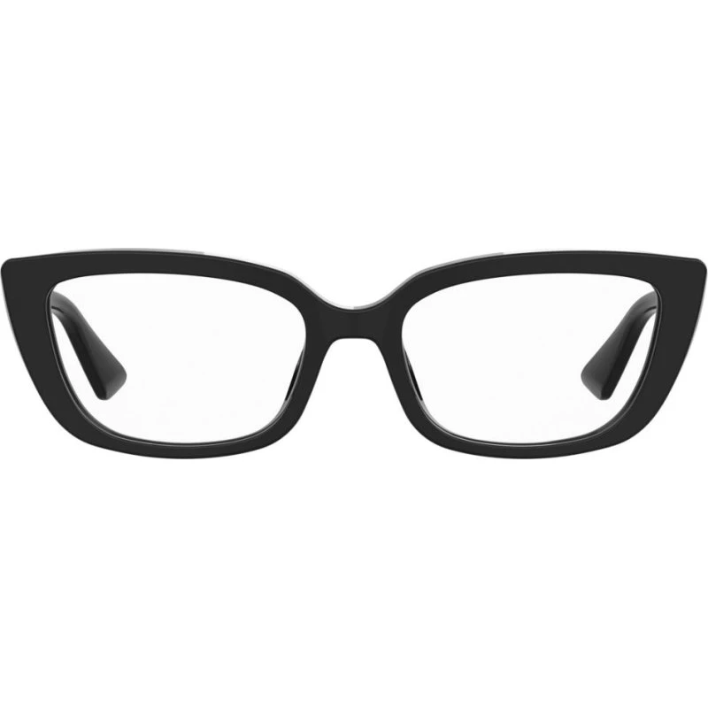 Moschino MOS653 Gafas de Vista Rectangulares para Mujer - Negro