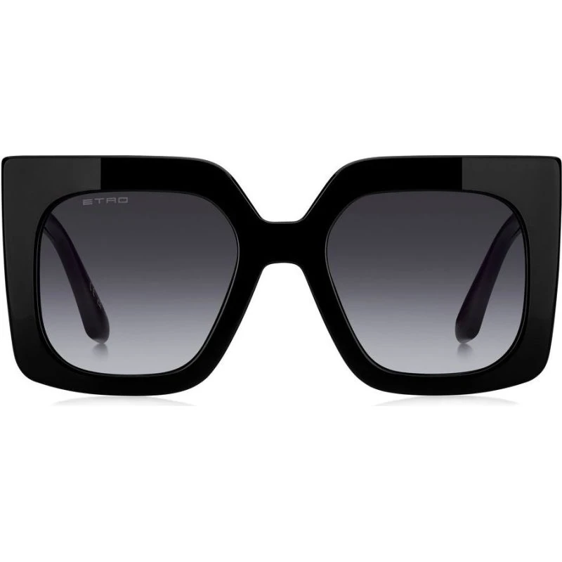 Etro 0075/S Gafas de Sol Mariposa Negro con Lentes Grises