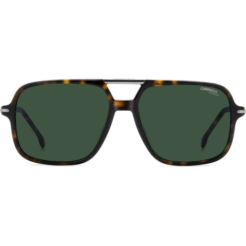 Carrera 350/S Gafas de Sol Hombre Rectangulares Habano Verde 58mm