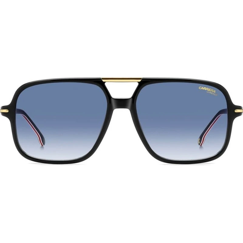 Carrera 350/S Gafas de Sol Rectangulares para Hombre en Negro y Azul