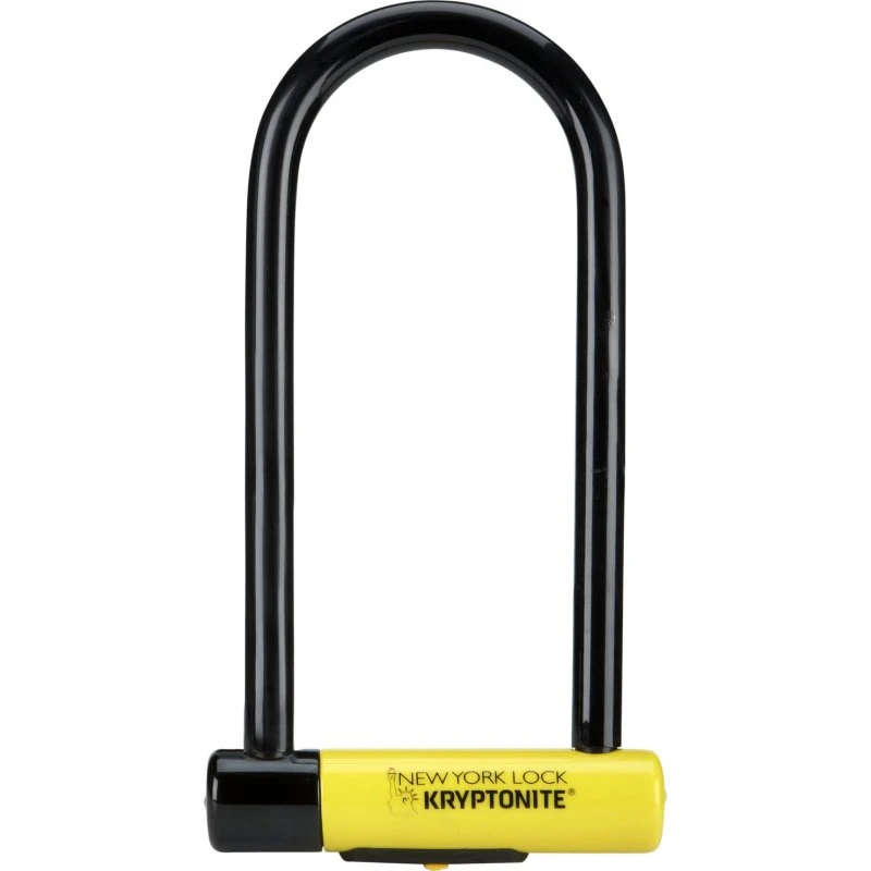 Kryptonite U-Lock New York LS 10.2x26cm Negro/Amarillo