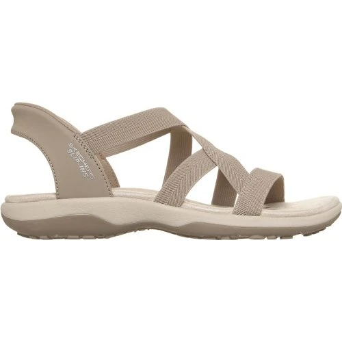 Skechers Reggae Slim Stretch Flex Slip-ins Sandalias Taupe Mujer 40