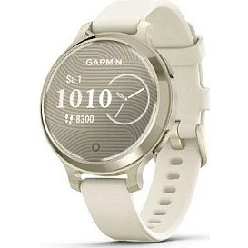 Garmin Lily 2 Active - Reloj Femenino con GPS, Dorado y Blanco, 38 mm