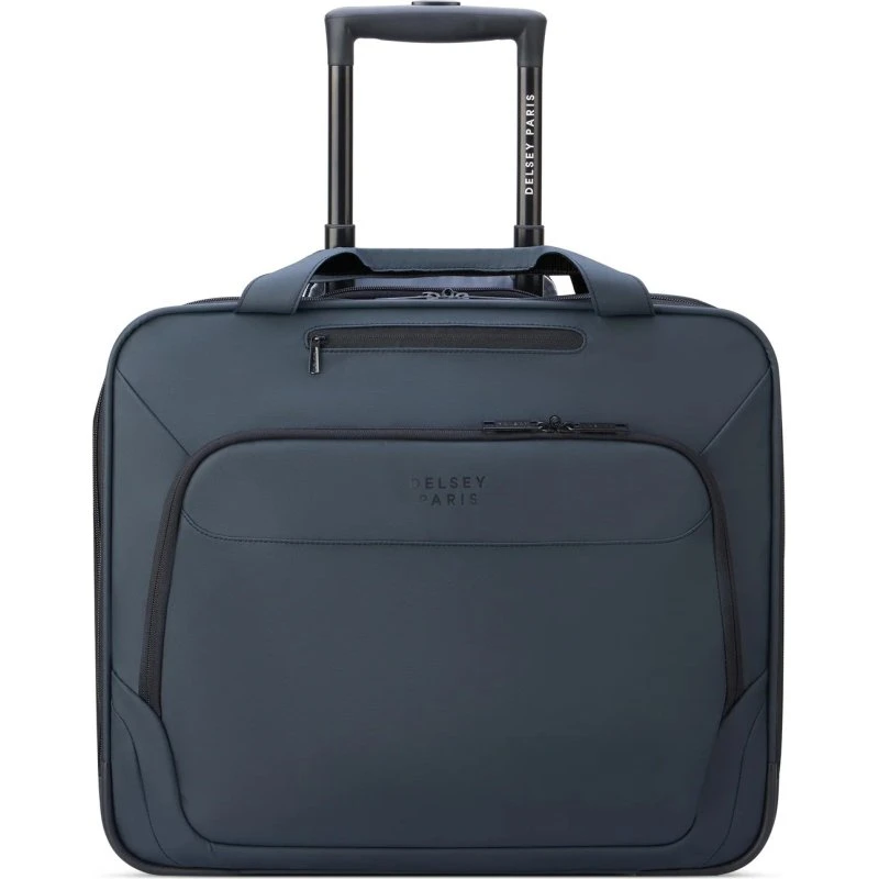 Maleta Delsey Paris Parvis+ 33L Azul Marino - Cabina Impermeable
