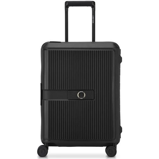 Maleta Delsey Paris Vauban 44L Negro - Trolley Cabina Slim 55cm