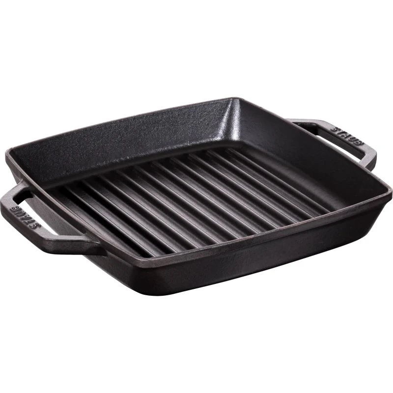 Staub Parrilla de Hierro Fundido Staub Pure 23 cm Negra